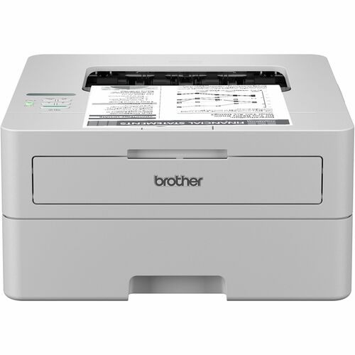 Brother  Printer,Wireless,Monochrome,36ppm,14"x14-1/5"x7-1/5",GY