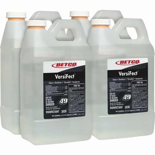 Betco Corporation  Disinfectant,Concentrate,FastDraw 49,Fresh Scent,2L,4/CT