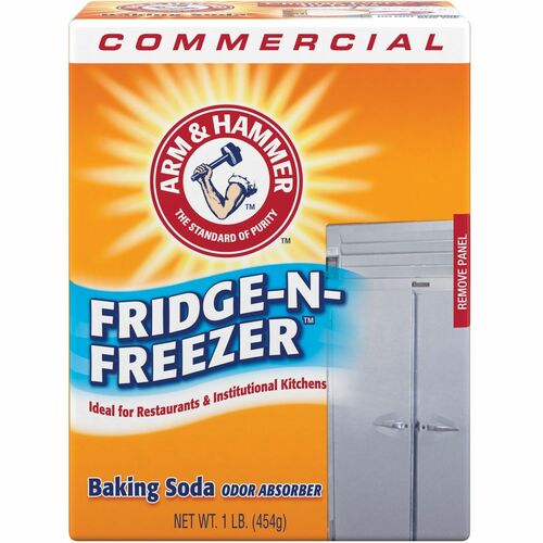 Church & Dwight Co., Inc.  Deodorizer,Baking Soda,f/Refrig/Freezer,1 lb,12/CT,OE/WE