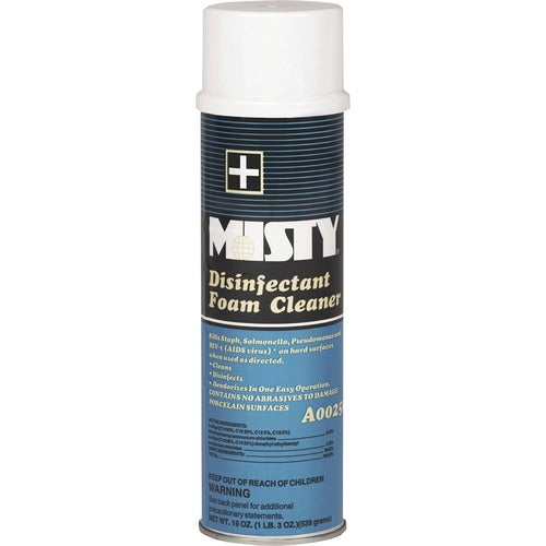 Amrep,Inc.  Disinfectant/Cleaner, Foam, Aerosol, 19oz, 12/CT, WE