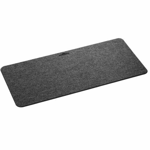 Durable Office Products  Desk Mat,w/Phone Holder,PET Felt,27-1/2"Wx13"H,Charcoal
