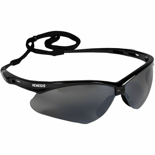 Ansell Healthcare Products  Glasses,Safety,UV Protection,No-Slip,BK Frame/Smoke/Mirror
