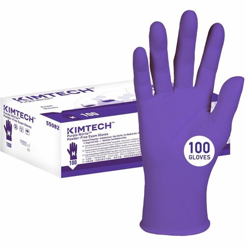 Ansell Healthcare Products  Gloves,Nitrile,PF,Textured Tips,5.9mil,9.5"L,Med,100/BX,PE