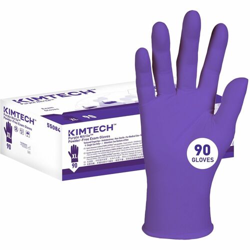 Ansell Healthcare Products  Gloves,Nitrile,PF,Textured Tips,5.9mil,9.5"L,XL,90/BX,PE