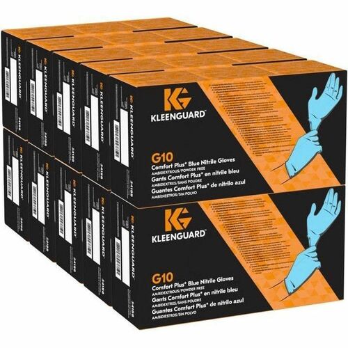 Ansell Healthcare Products  Gloves,Nitrile,PF,Textured Tips,4mil,9.5",L,100/BX,10/CT.LBE