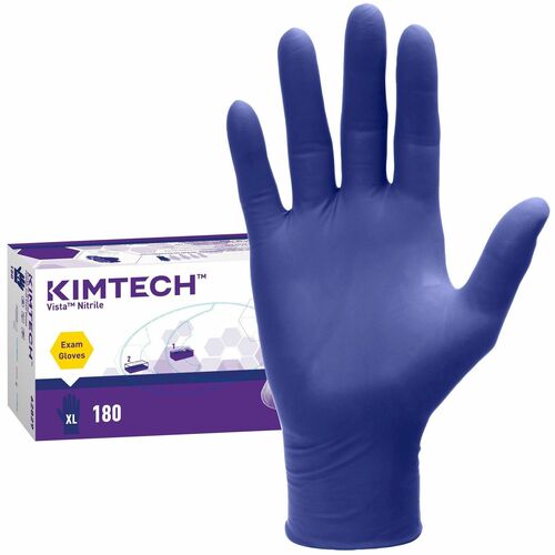 Ansell Healthcare Products  Gloves,Nitrile,PF,Textured Tips,4.3mil,9.5"L,XL,180/BX,PE