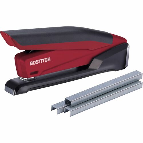 Accentra, Inc.  Desktop Stapler,20 Sht/210 Cap.,Rubber Handle,Translucent RD