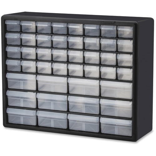 Akro-Mils  Storage Cabinet,44 Drawers,20"x6-3/8"x15-13/16",BK/GY
