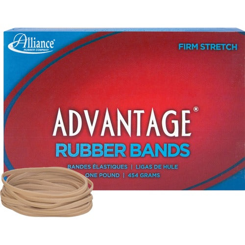 Alliance Rubber Company  Rubber Bands, Size 33, 1 lb., 3-1/2"x1/8", 600BX, Natural