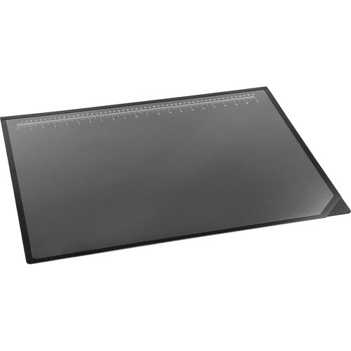 Artistic  Logo Pad, Desktop Organizer, Rulers, 24"x19", Black