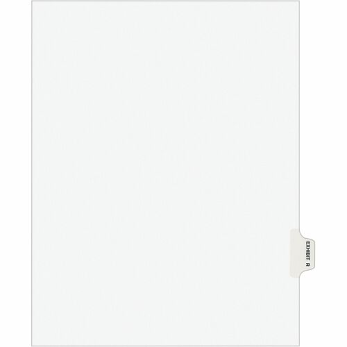 Avery  Index Dividers, "R", Side Tab, 8-1/2"x11", 25/PK, WE