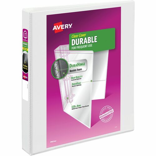 Avery  View Binder, 1" Capacity, 11"x8-1/2", White