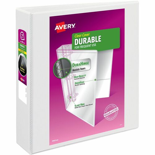Avery  View Binder, 2" Capacity, 11"x8-1/2", White