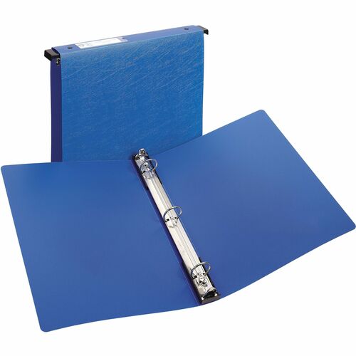 Avery  Hanging Storage Binder,3-Ring,1" Capacity,11"x8-1/2",Blue
