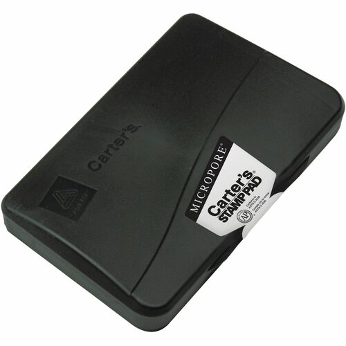 Avery  Stamp Pad, Micropore, Size 2, 3-1/4"x6-1/4", Black