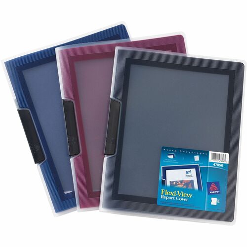 Avery  Swing Clip Report Cover, 9"x11-1/2", 24/BX, AST