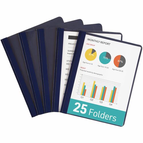 Avery  Clear Front Report Cover, Letter, 1/2"Cap., 25/BX, DBE