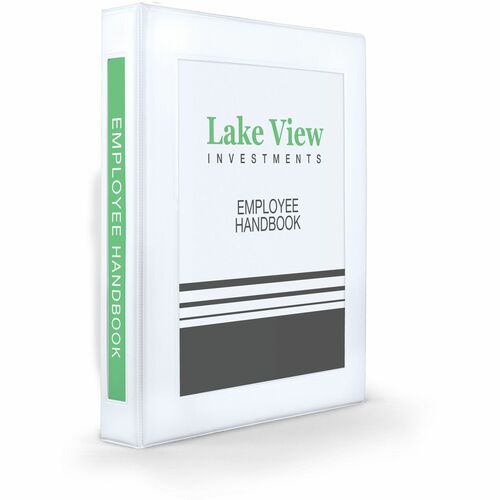 Avery  View Binder,Locking D-Ring,1" Cap,11"x8-1/2",White