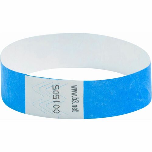 Baumgartens  Security Wrist Band,Tear-Resistant,10"x3/4", 100/PK, BE