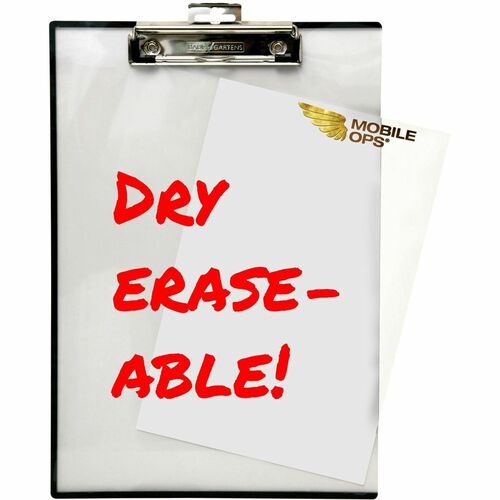 Baumgartens  Clipboard, Unbreakable, Protective Cover, 9"x13-1/2", Clear