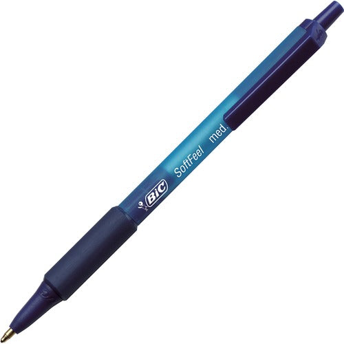 Bic  Pen,Retractable,Ballpoint,Med Point,Blue Barrel/Ink