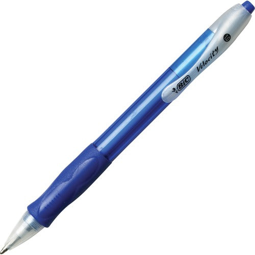 Bic  Ballpoint Pen, Retractable, Medium Point, Blue Ink/Barrel