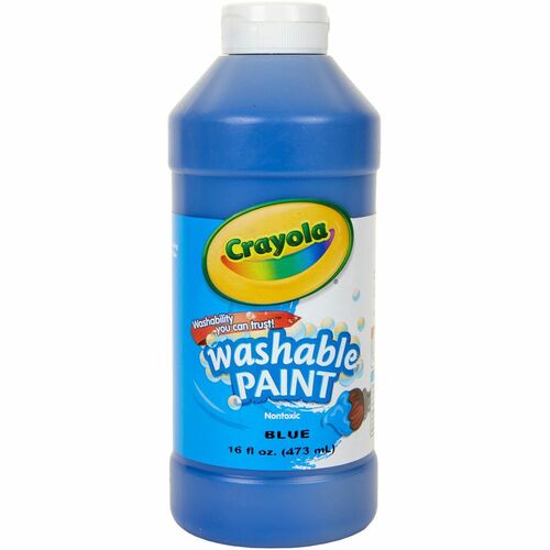 Crayola  Paint, Washable, Squeeze Bottle, 16 Oz, Blue