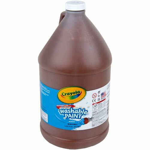 Crayola  Paint, Washable, 1 Gallon, Brown