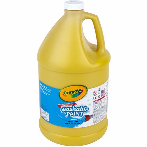 Crayola  Paint, Washable, 1 Gallon, Yellow