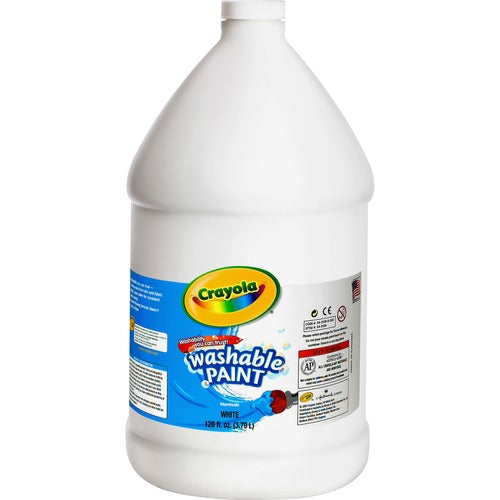 Crayola  Paint, Washable, 1 Gallon, White