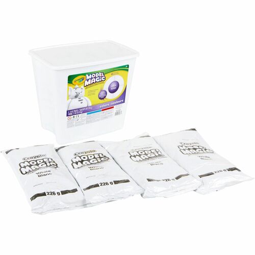 Crayola  Model Magic Clay,2lb,8-1/2"x5-1/2"x8-1/2",4/BX,White