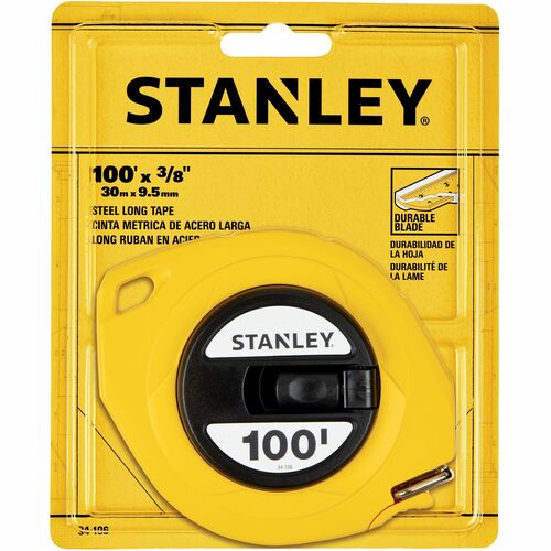 Bostitch (Stanley Bostitch)  Tape Measure, 100' Long, 5-7/8"x6-7/8"x3/4", Yellow