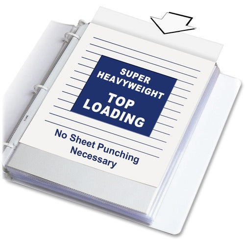 C-Line  Sheet Protectors, Super Heavyweight, 8-1/2"x11", 50/BX, CL