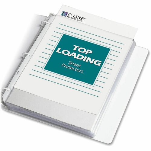 C-Line  Sheet Protectors, Economy, 8-1/2"x11", 200/BX, Clear