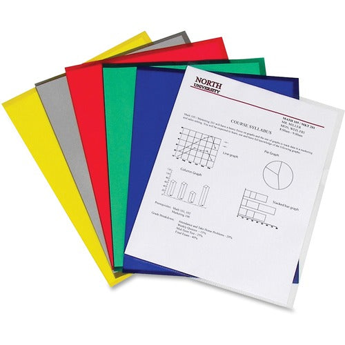 C-Line  Project Folders, 11"x8-1/2", 25/BX, Assorted
