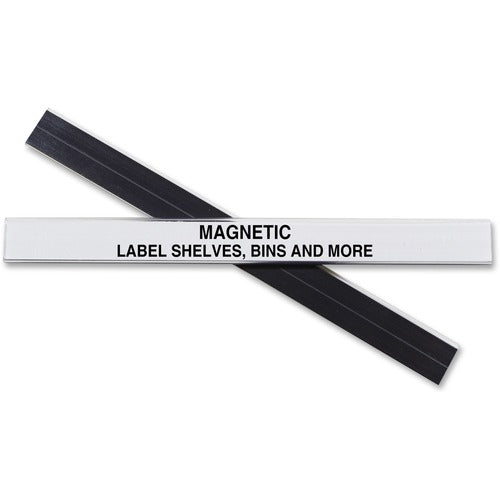 C-Line  Label Holder,Magnetic,f/ Shelf/Bin,1/2"x6",10/BX, Clear