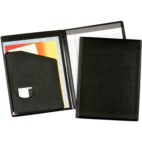Cardinal  Pad Holder, Letter Pad Holder, 9-1/2"x1/2"x12-1/2", Black