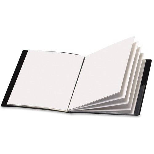 Cardinal  Presentation Book, Custom, 24 Pockets, 11"x8-1/2", Black