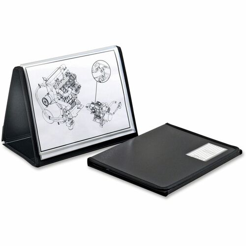Cardinal  Easel Book, Horizontal, 20 Pocket, 11"x8-1/2", Black