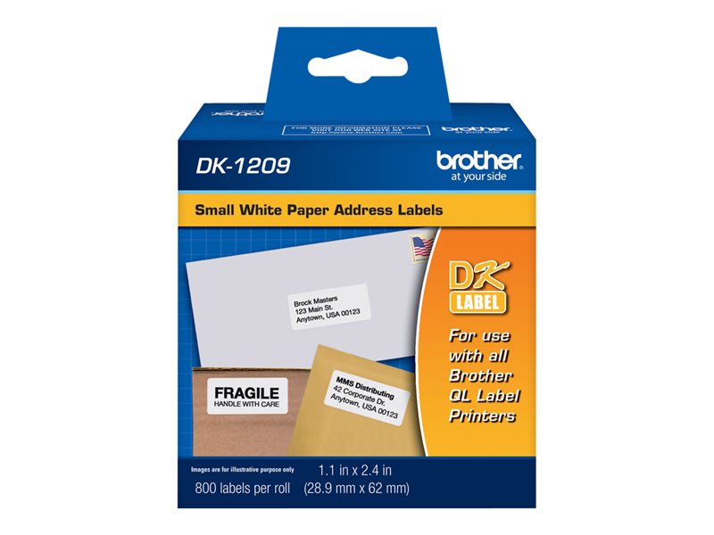BROTHER DK1209 LABELS 800PK SMALL  ADDRESS