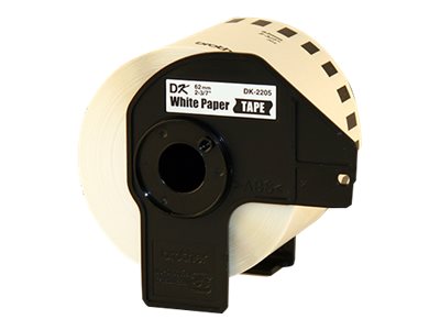 BROTHER DK2205 TAPE WHITE PAPER 2.4" X 100'
