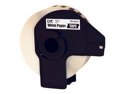 BROTHER DK2214 TAPE WHITE PAPER 0.47" X 100'