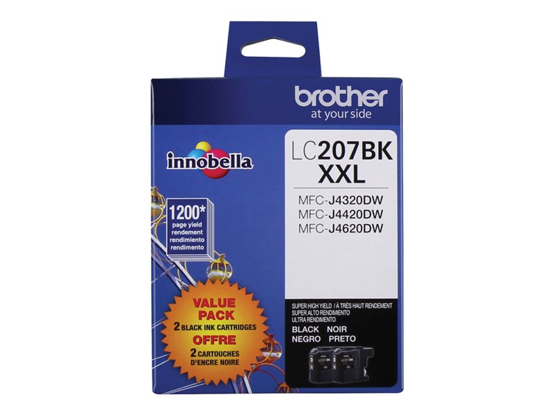 BROTHER MFC-J4320DW 2PK XH YLD BLACK INKS