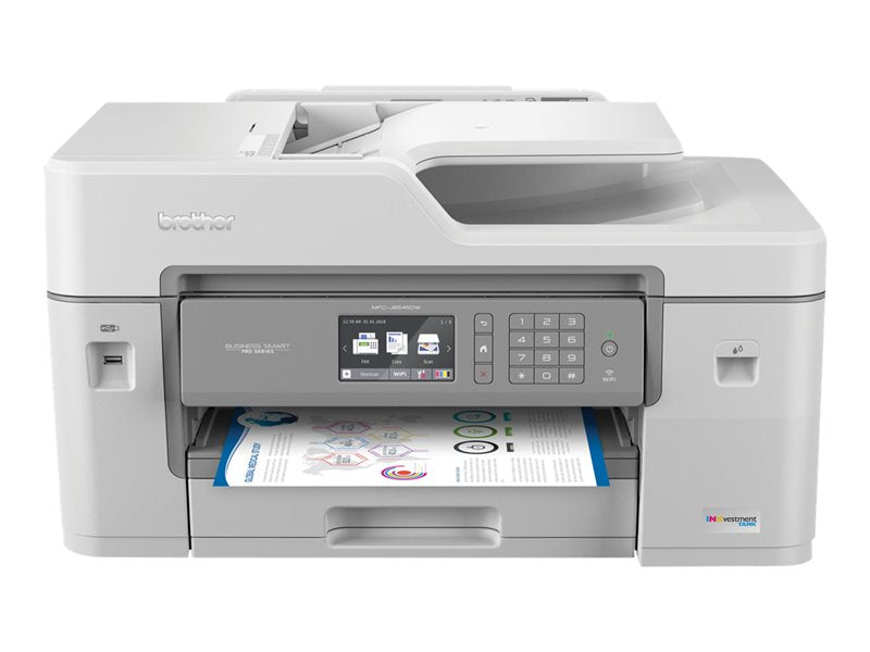 BROTHER MFCJ6545DWXL CLR INK FX,CO,PT,SC,WIFI,DUP