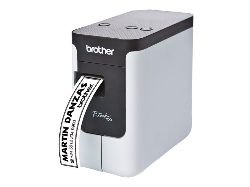 BROTHER PTP700 TZE TAPE COMPUTER LABEL PRINTER