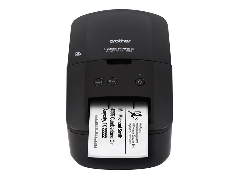 BROTHER QL600 ECONOMIC DESKTOP LABEL PRINTER