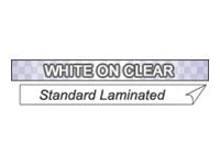 BROTHER 3/8" TC TAPE 9MM WHITE ON CLEAR