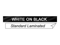 BROTHER 3/8" TC TAPES 2PK 9MM WHITE ON BLACK