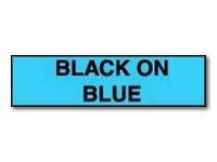 BROTHER 1" TX TAPE 24MM BLACK ON BLUE