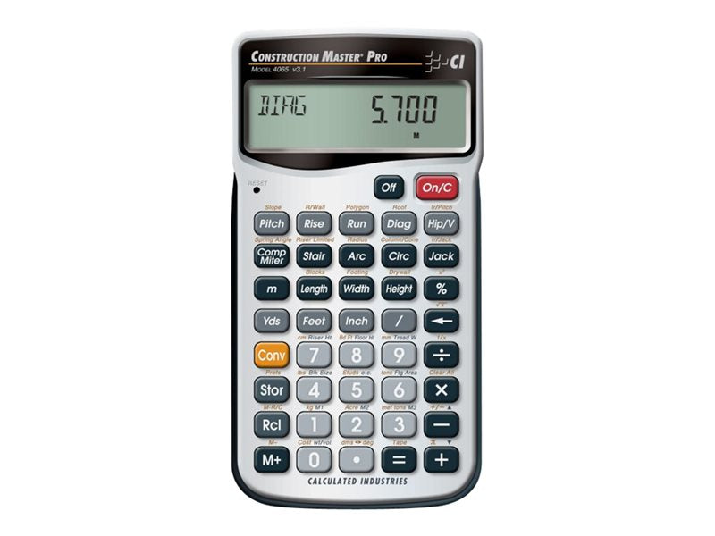 CALC IND 4065 CONSTRUCT MASTER PRO V.3